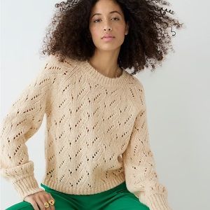 J. Crew Pointelle Sweater